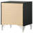Malcolm Black 2-Drawer Nightstand Bedside Table