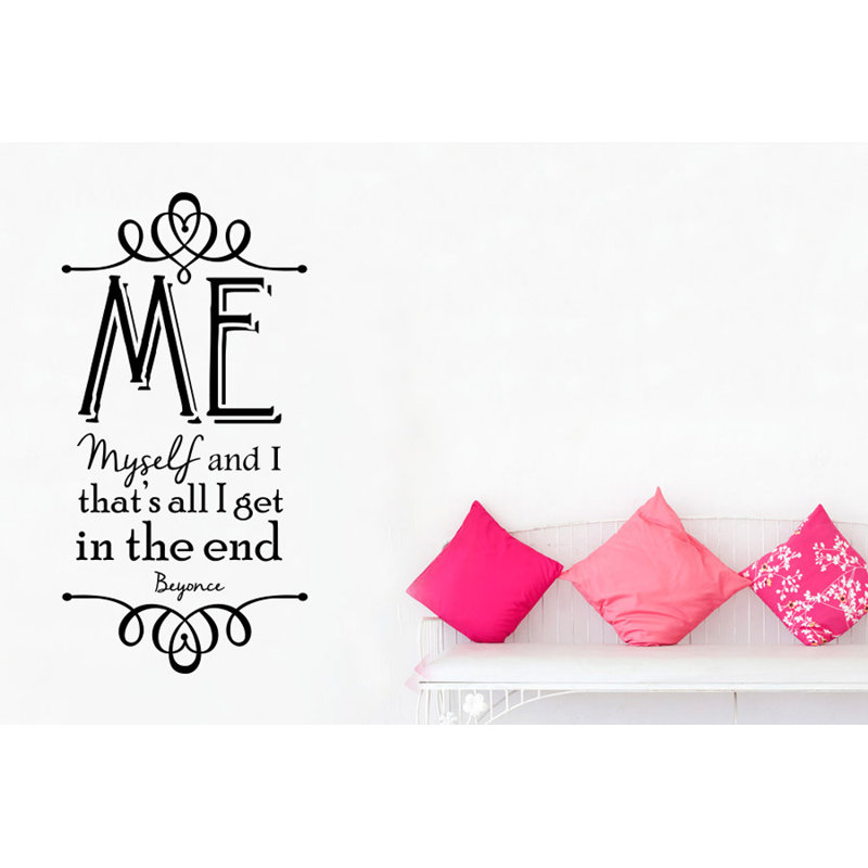 Wall Decal, Black, Large