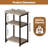 3-Tier Narrow End Table with Storage Shelves – Rustic Wood Side Table for Small Spaces, Sofa, Bedside, Living Room, Bedroom & Office-467641116