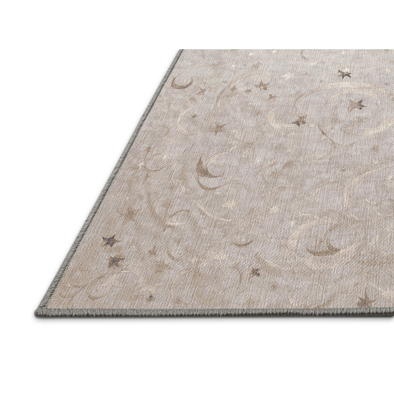 Tapis gris lavable à la machine, Rectangle 8 pi x 12 pi