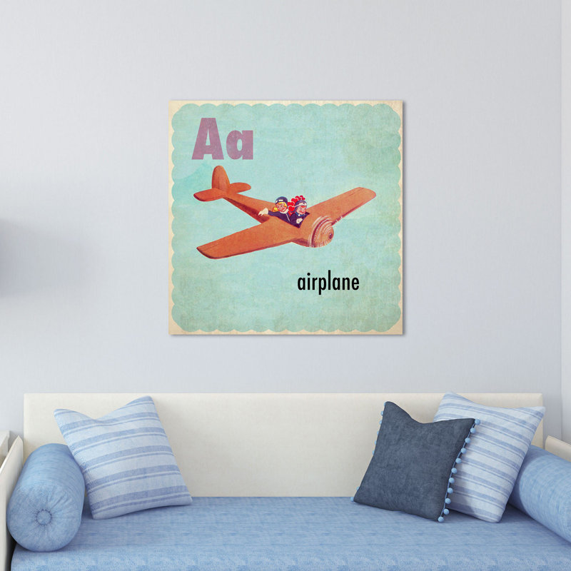«Air plane», reproduction sur toile tendue, 40 po x 40 po