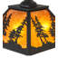 16" Square Tall Pines Pendant