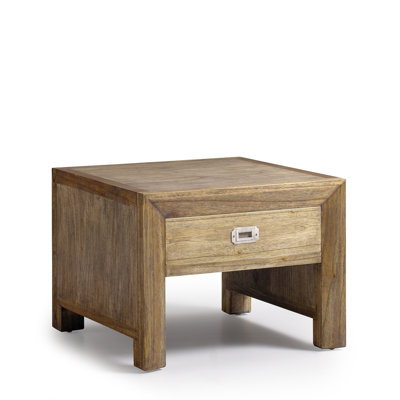 Merapi Solid Wood End Table