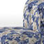 Rustic Victorian Brocade Victorian Motif - Chaise d'appoint de chalet rembourrée à motif floral-101858092
