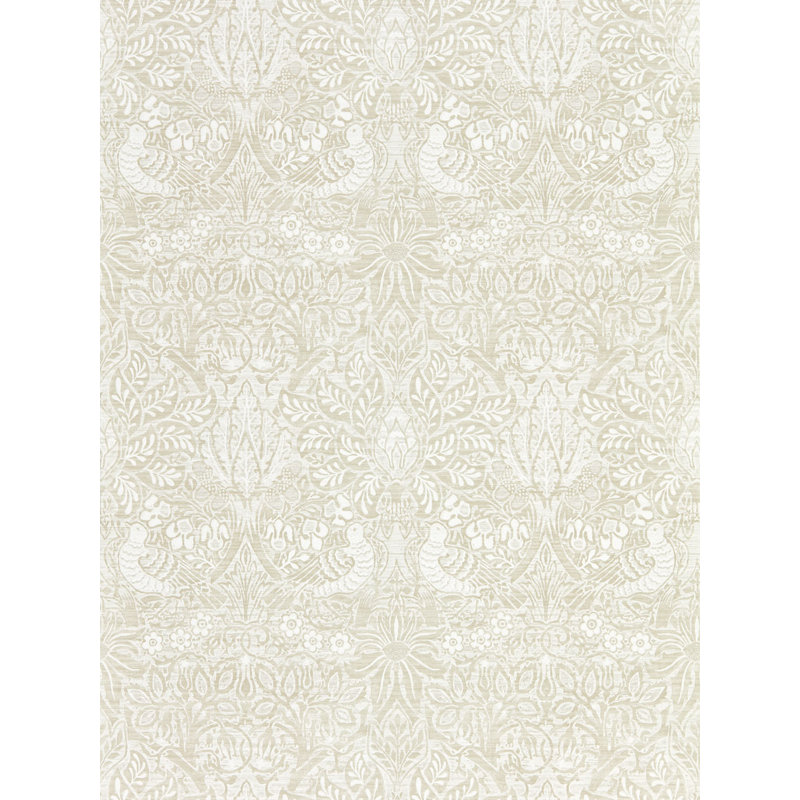 Pure Dove & Rose Wallpaper, White Clover