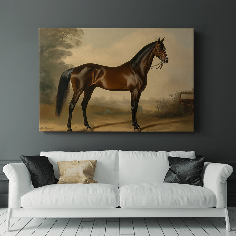 Animaux, paysage, série CXCVI, H 40 po x l 60 po