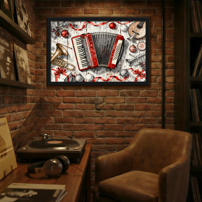 Christmas Christmas Music Instruments And Decorations