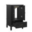 Meuble-lavabo avec lavabo, armoire de salle de bain avec deux portes, butoir de porte magnétique et tiroir-1766703145
