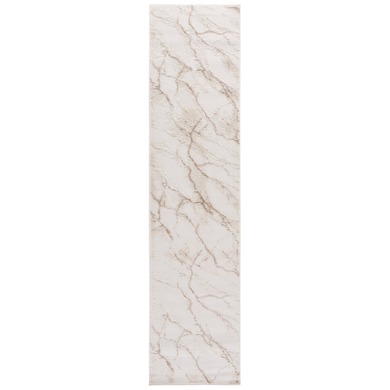 Tapis abstrait Sable 106 Performance, Tapis de couloir 2 pi 2 po x 9 pi