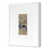 White Single Picture Framed