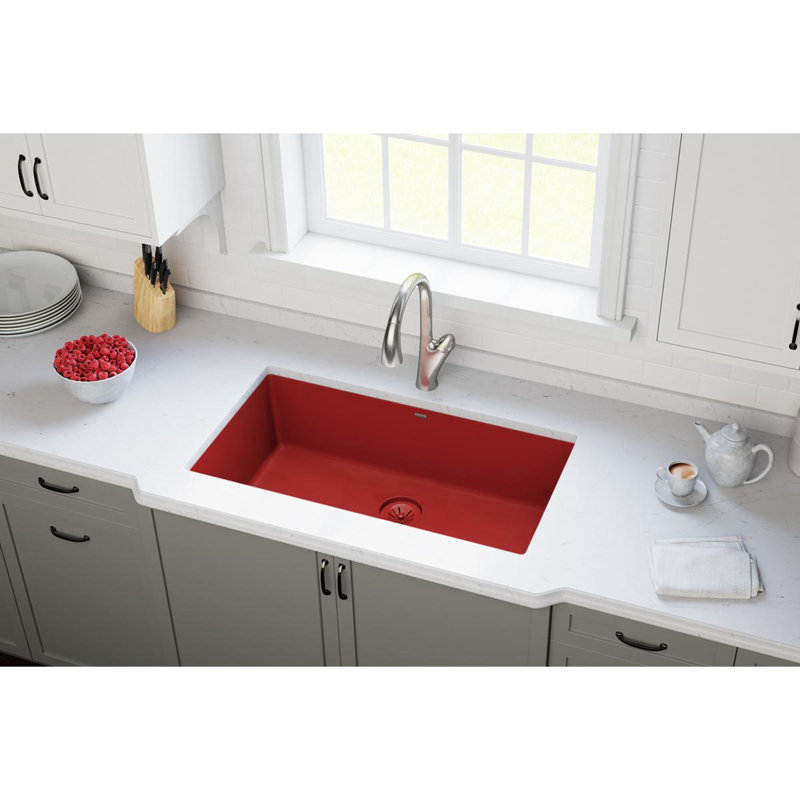 Perfect Removable Basket Strainer Kitchen Sink Drain, Maraschino