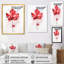 «Red Maple Leaf Beauty I» - Art mural érable-372870388-372870385