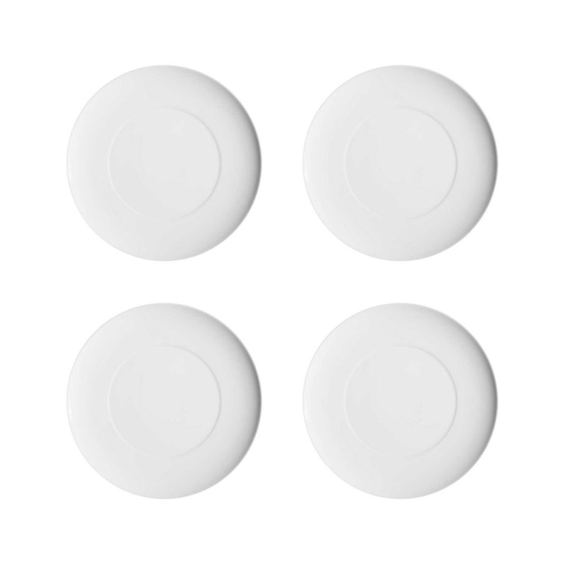 Domo White Porcelain Dinner Plate