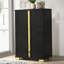 Finition noire et dorée de style contemporain de style coffre de style contemporain 1Pc