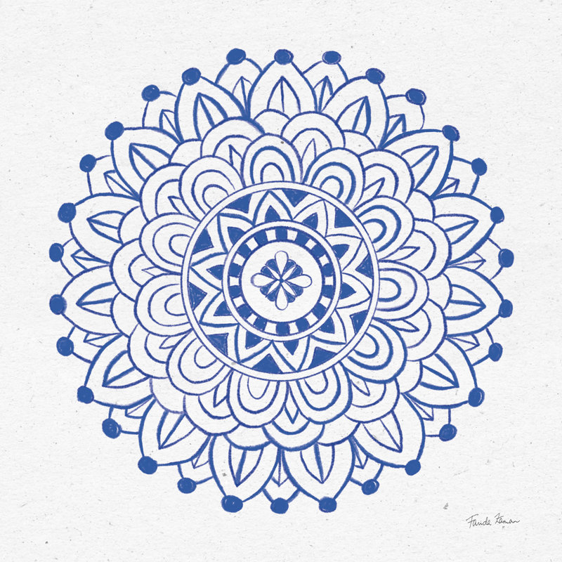 Eastern Dreams I by Farida Zaman - No Frame Print on Canvas, 30cm H x 30cm W x 3.8cm D