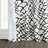 Husnein Coral Abstract Printed Cotton Twill Room Darkening Curtains-  Single Panel-593231065-647131364