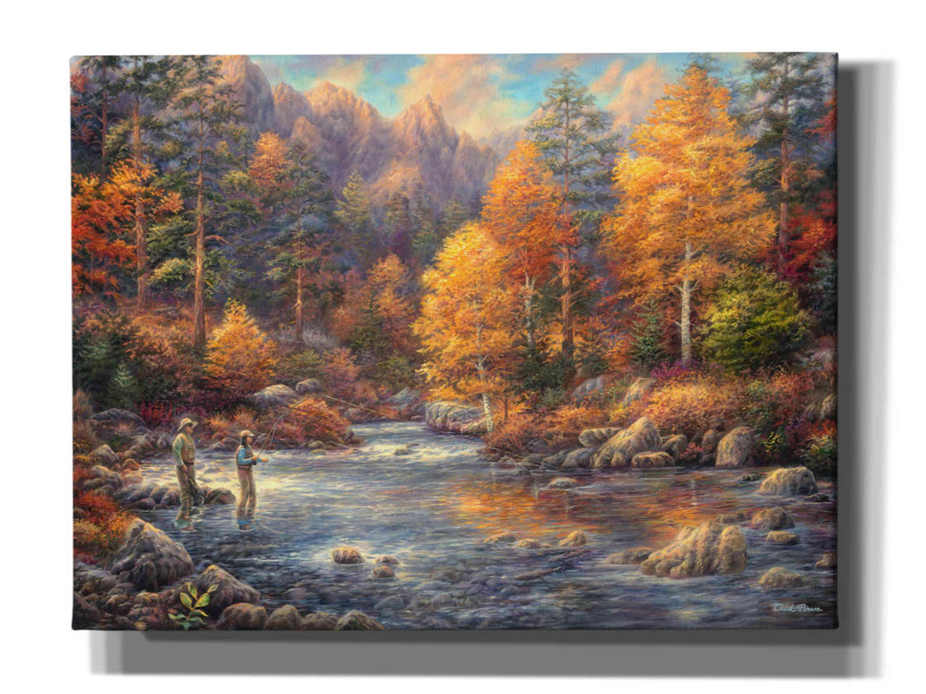 Millwood Pines Epic Graffiti 'Fly Fishing Legacy' By Chuck Pinson Fly  Fishing Legacy On Canvas by Chuck Pinson Print