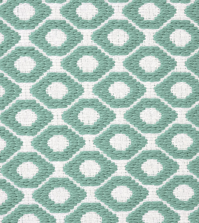 Belize Habi Aqua Fabric Railroaded