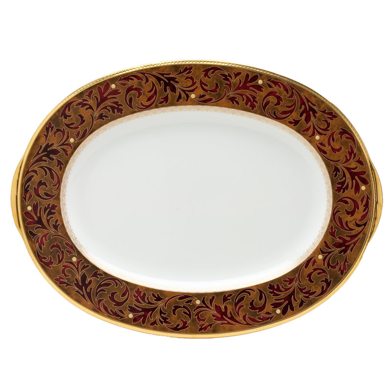 Plateau ovale Noritake, 16 po