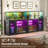 Eleodoro 55-75 Gallon Rectangle Aquarium Stand with Power Outlets & LED Light,Fish tank stand-484963126