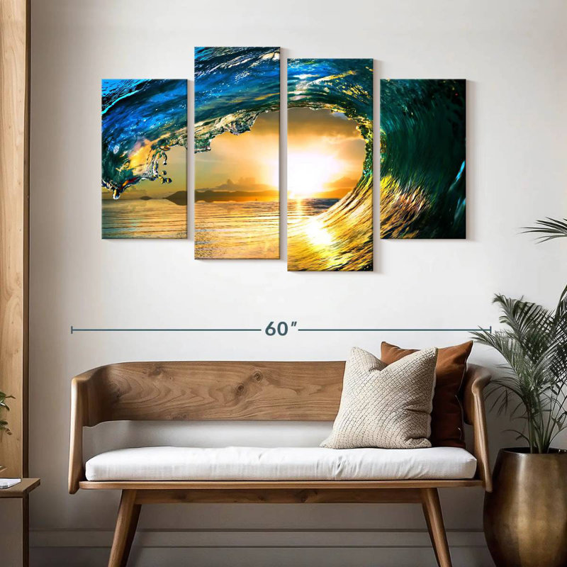 Gillard Dynamic Ocean Wave, 32" H x 52" W
