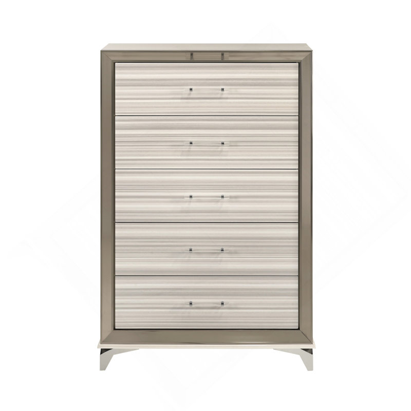 Commode étoile blanche