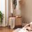 Rotating Coat Rack with Basket & Storage