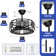 Juanette Ceiling Fan with LED Lights