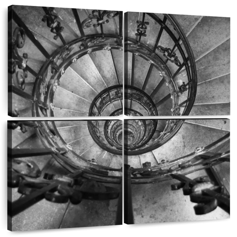 Escalier en colimaçon rétro Lilie I, H 18 po x l 18 po