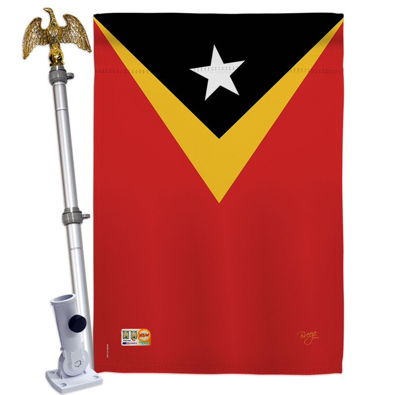 Ensemble de drapeaux en polyester 2 côtés 40 x 28 po