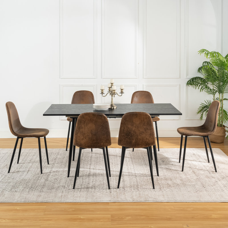 4 - Person Dining Set, Brown