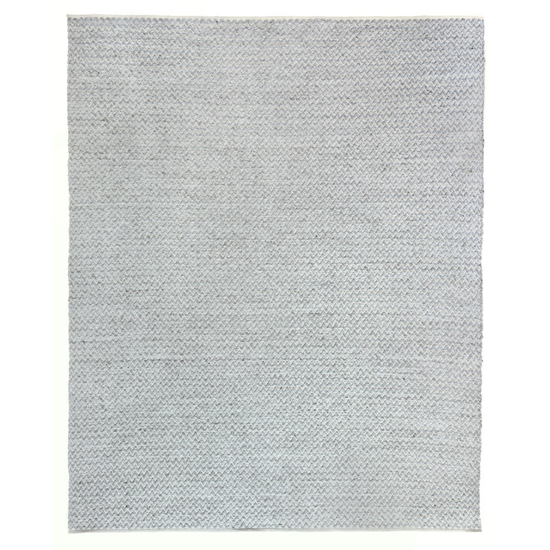 Rialto Chevron Area Rug in Dark Gray, Rectangle 12' x 15'
