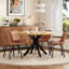 Beech Round Dining Table-497877930
