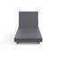 Chaise longue d'extérieur inclinable réglable en bois massif, chaise longue ergonomique durable, support de poids robuste, assemblage facile, conception à lattes respirante, mobilier de détente confortable