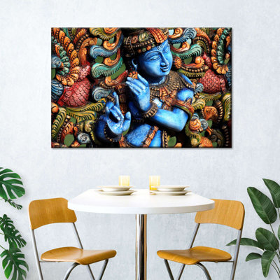 " Beautiful Krishna Canvas Print "