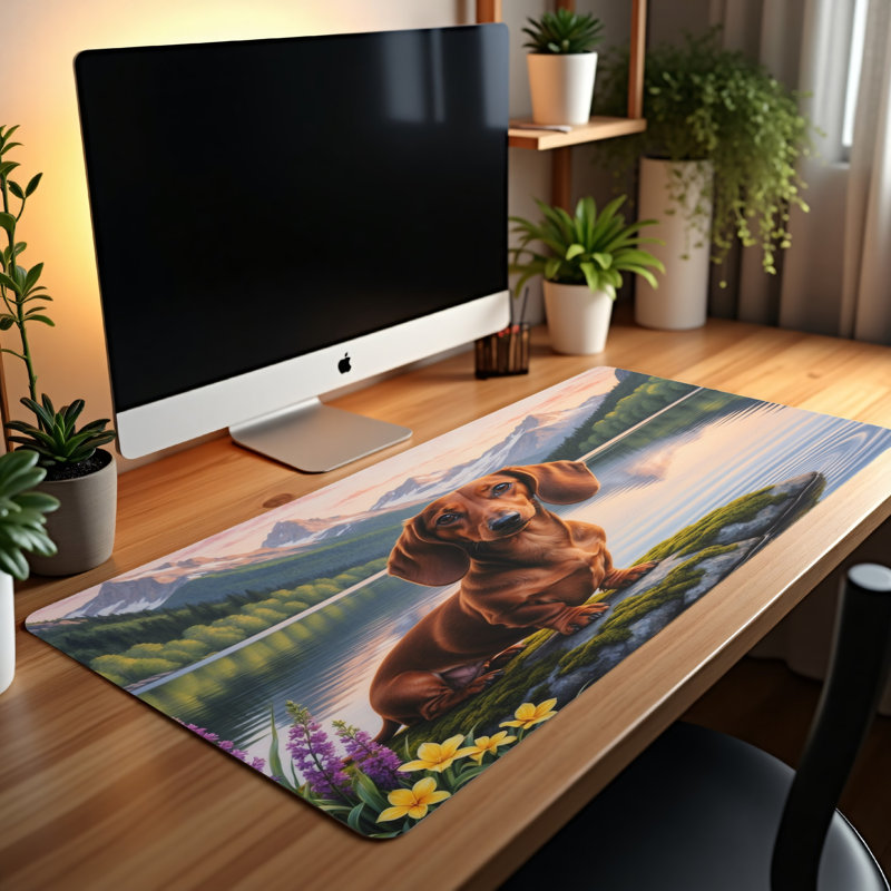 Polyester Desk Pad, 23.6x13.8