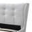 Dediu Fabric Wingback Bed in Gray