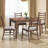ACME Mayah Dining Table, Walnut Finish
