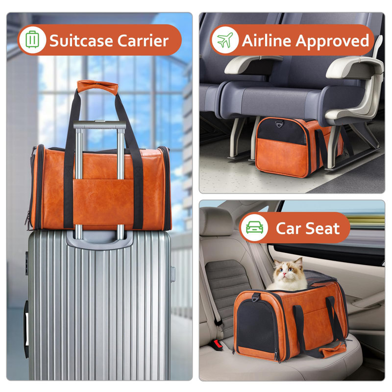 Pet Carrier, Brown