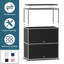 Armoire d'appoint à 2 portes avec tablettes réglables-1340284257