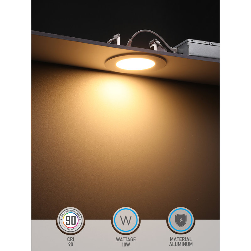 4.13'' Dimmable Fire Rated 2 Hour Ultra-Thin LED Recessed Light Recessed Lighting Kit, UL263&ETL