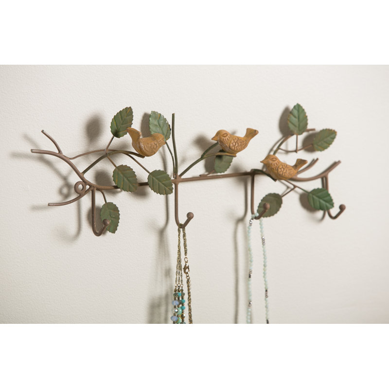 4 - Hook Wall Mounted Coat Rack