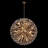 20-Light 35.43'' Dandelion Sputnik Crystal Sphere Chandelier