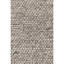 Tapis contemporain en laine tissé à la main tanné / gris / crème Yvannah