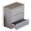 Oslo 3 Piece Bedroom Set (2 Drawer Bedside Chest, 3 Drawer Chest, 3 Door 2 Drawer Wardrobe), (100% FSC)-1427917934