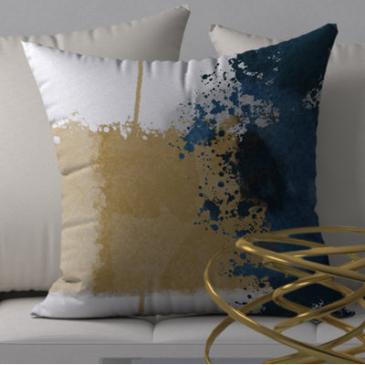 Famous Wealth Square Pillow Cover & Insert