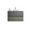Meuble-lavabo mural de 30 po avec lavabo en céramique et trois trous de robinet, grand meuble-lavabo flottant avec rangement pour salle de bain moderne, pré-assemblé-48514798-48514799