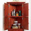 Armoire 4 coins avec 8 portes et grand espace de rangement pour la salle à manger du sous-sol