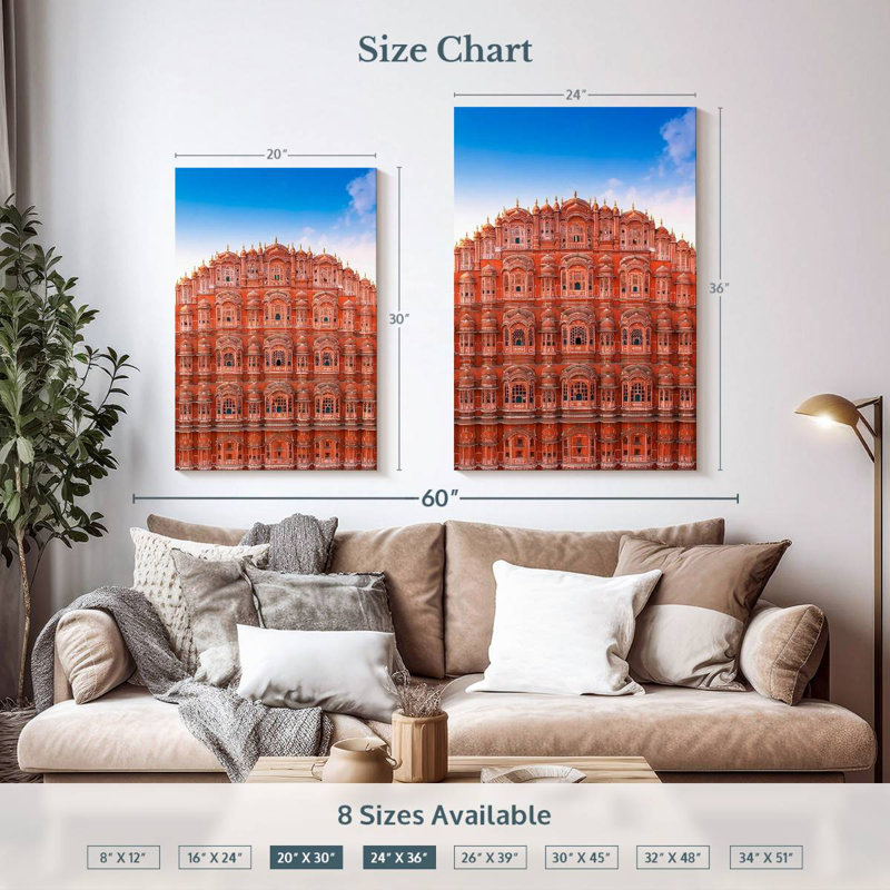 Aime Hawa Mahal, 36" H x 24" W