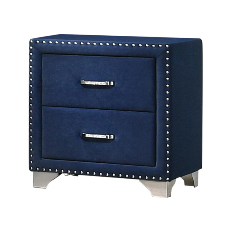 Ensemble de chambre à coucher rembourrée 3 pièces avec coffre Myo Pacific, Grand